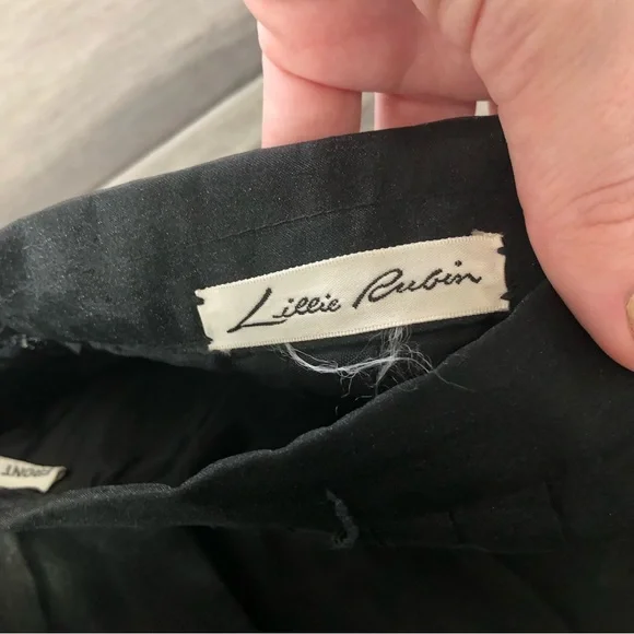 Vintage 70s Lillie Rubin Embroidered Tulle High Rise Formal Maxi Skirt - Picture 6 of 16